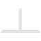 Ekena Millwork Portland Architectural Grade PVC Gable Bracket, 96"W x 60"H x 6"D x 6"F, 15/12 Pitch GBP096X60X0606POR00 - alternate 5